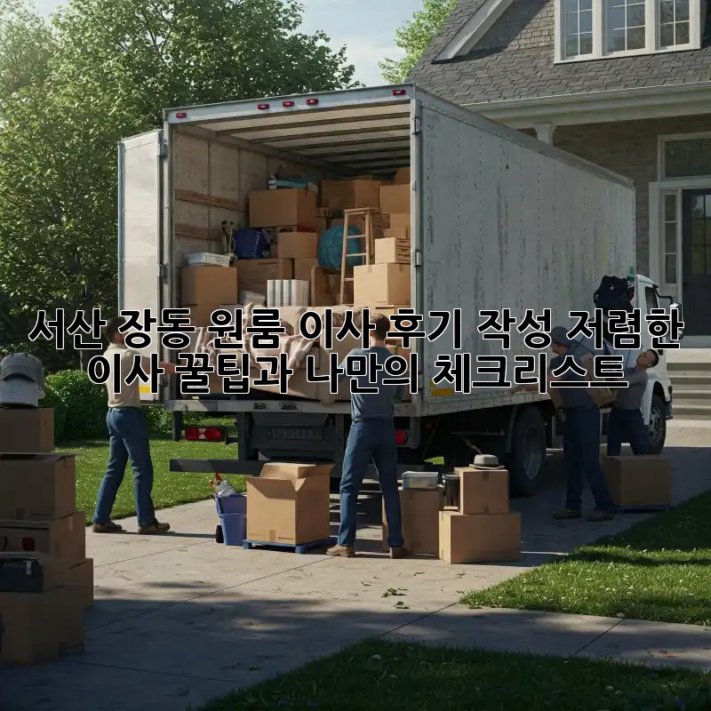 서산 장동 원룸 이사 후기 작성: 저렴한 이사 꿀팁과 나만의 체크리스트! ✨ 서산 장동 원룸 이사 후기 작성: 저렴한 이사 꿀팁과 나만의 체크리스트! ✨