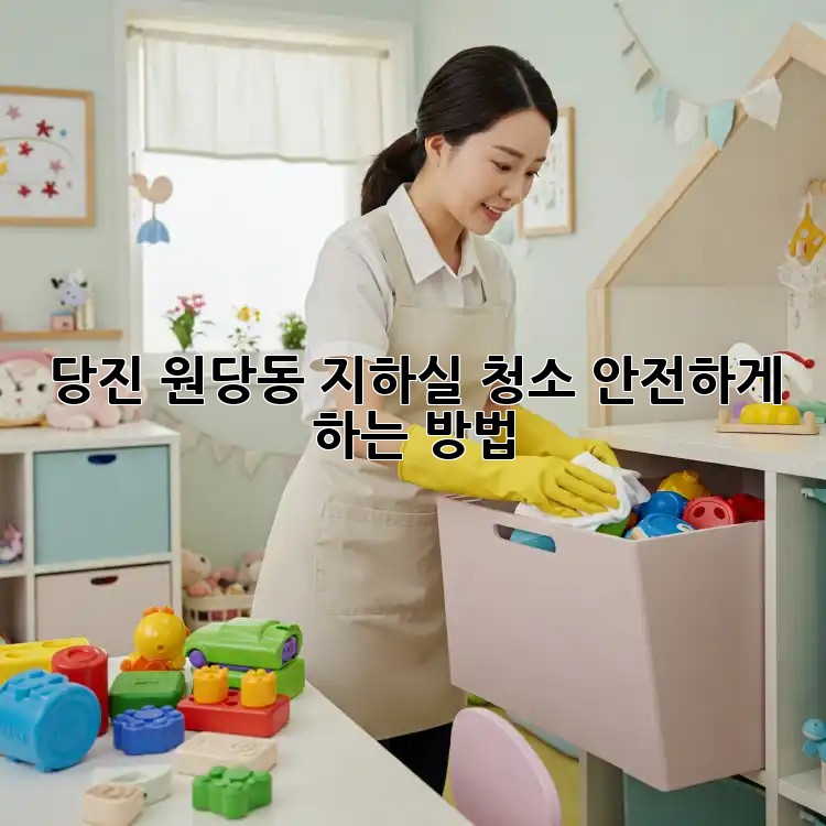 당진 원당동 지하실 청소, 안전하게 하는 방법!