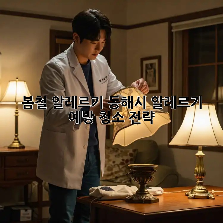 봄철 알레르기? 동해시 알레르기 예방 청소 전략!