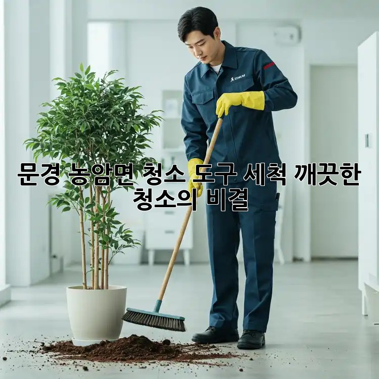 문경 농암면 청소 도구 세척, 깨끗한 청소의 비결!