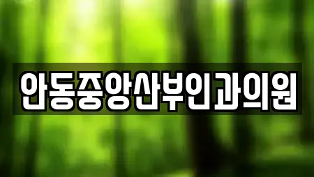 안동중앙산부인과의원