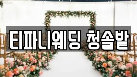 티파니웨딩 청솔밭