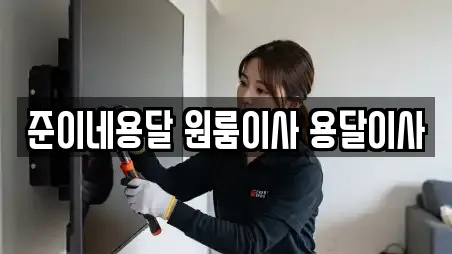 준이네용달 원룸이사 용달이사