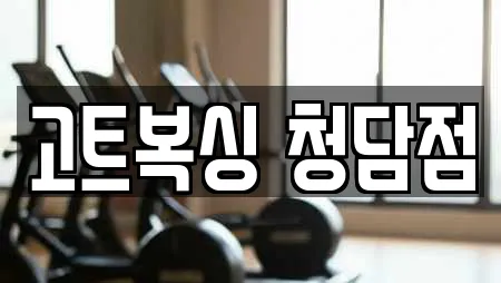 고트복싱 청담점