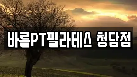 바름PT필라테스 청담점