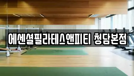 에센셜필라테스앤피티 청담본점