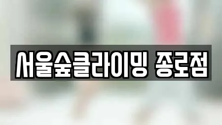 서울숲클라이밍 종로점