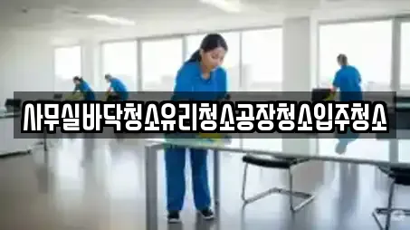 사무실바닥청소유리청소공장청소입주청소