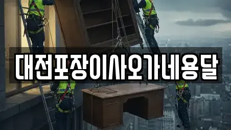 대전포장이사오가네용달