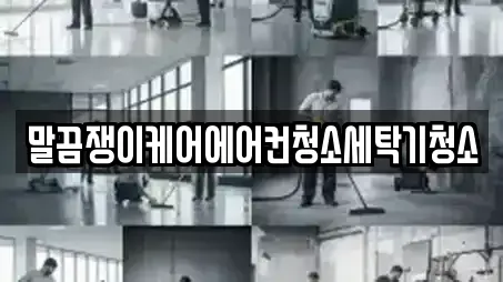 말끔쟁이케어에어컨청소세탁기청소