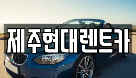 제주현대렌트카