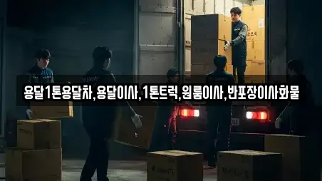 용달1톤용달차,용달이사,1톤트럭,원룸이사,반포장이사화물