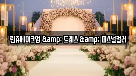 란쥬메이크업 & 드레스 & 퍼스널컬러