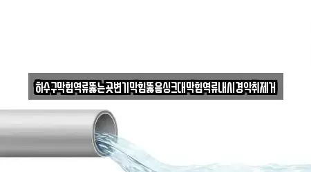 하수구막힘역류뚫는곳변기막힘뚫음싱크대막힘역류내시경악취제거
