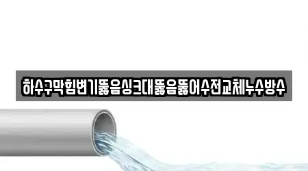 하수구막힘변기뚫음싱크대뚫음뚫어수전교체누수방수