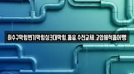 하수구막힘변기막힘싱크대막힘.뚫음.수전교체.고압세척뚫어뻥