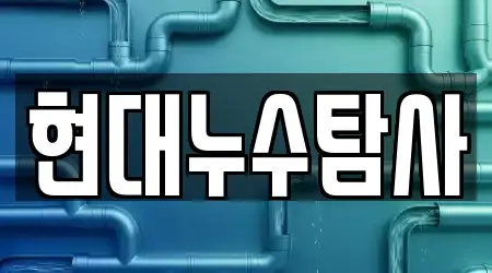 현대누수탐사