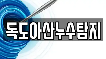 독도아산누수탐지