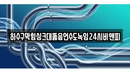 하수구막힘싱크대뚫음언수도녹임24시비앤피
