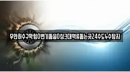 무안하수구막힘0변기뚫음0싱크대역류뚫는곳24수도누수탐지
