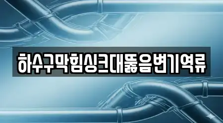 하수구막힘싱크대뚫음변기역류