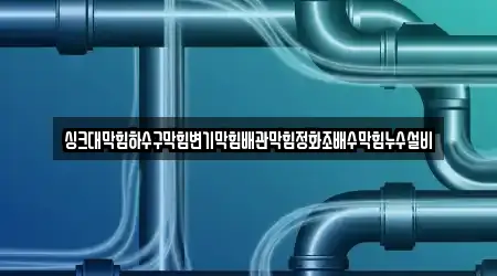 싱크대막힘하수구막힘변기막힘배관막힘정화조배수막힘누수설비