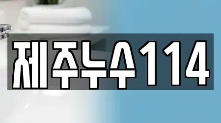 제주누수114