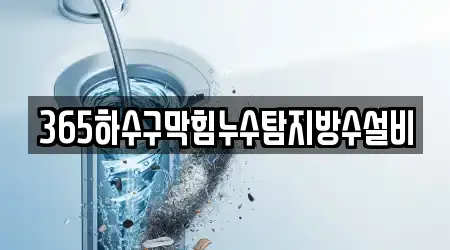 365하수구막힘누수탐지방수설비