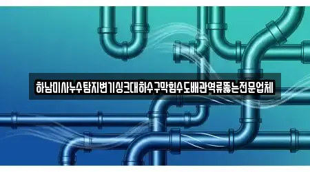 하남미사누수탐지변기싱크대하수구막힘수도배관역류뚫는전문업체