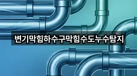 변기막힘하수구막힘수도누수탐지