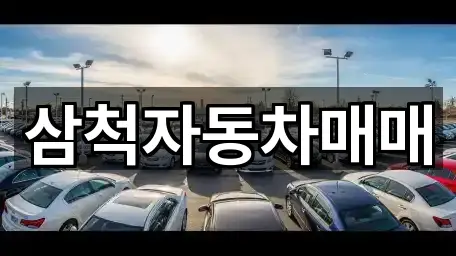 삼척자동차매매