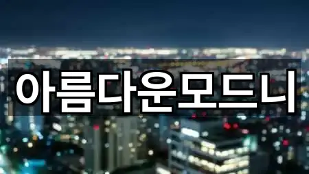 아름다운모드니