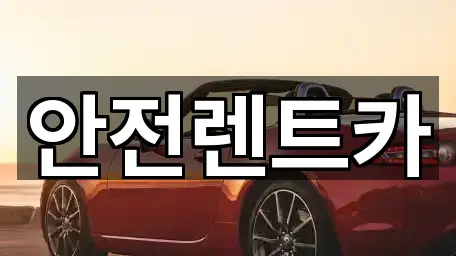 안전렌트카