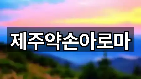 제주약손아로마