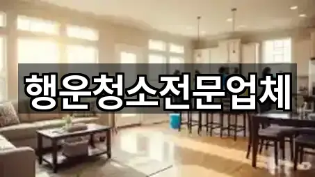 행운청소전문업체