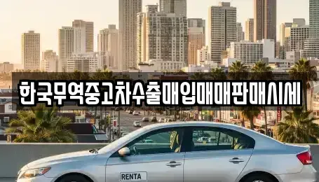 강원 홍천군 남면 중고차매입 전문 한국무역중고차수출매입매매판매시세