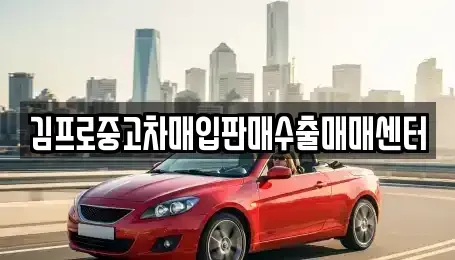 강원특별자치도 양양군 양양읍 중고차매매 전문 김프로중고차매입판매수출매매센터