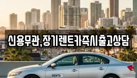 경기 고양시 일산동구 중산동 장기렌트카 전문 신용무관,장기렌트카즉시출고상담