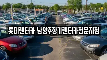 경기 남양주시 도농동 장기렌트카 전문 롯데렌터카 남양주장기렌터카전문지점