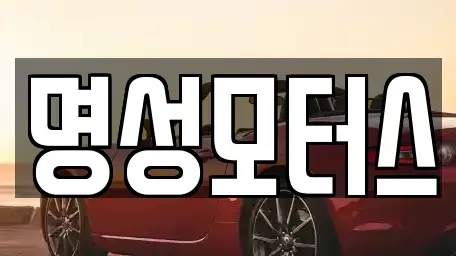 경기 동두천시 지행동 중고차 전문 명성모터스