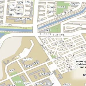 경기 안산시 단원구 고잔동 단기렌트카 우정렌트카 안산영업소 위치