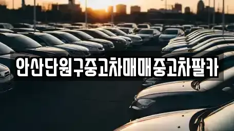 경기 안산시 단원구 고잔동 중고차 전문 안산단원구중고차매매중고차팔카