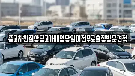 경기 안산시 상록구 일동 중고차 전문 중고차친절상담고가매입당일이전무료출장방문견적