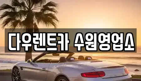 경기 용인시 기흥구 렌트카 전문 다우렌트카 수원영업소