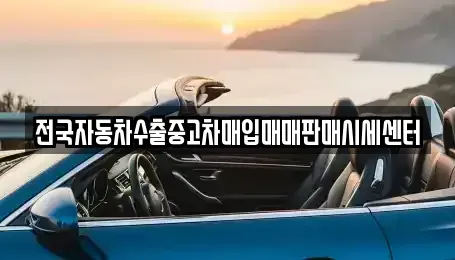 경기 용인시 처인구 중고차매입 전문 전국자동차수출중고차매입매매판매시세센터