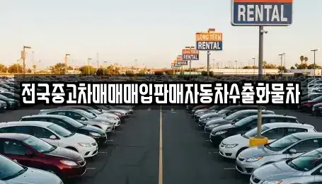 경기도 남양주시 이패동 중고차매매 전문 전국중고차매매매입판매자동차수출화물차