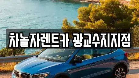경기도 성남시 분당구 구미동 단기렌트카 전문 차놀자렌트카 광교수지지점