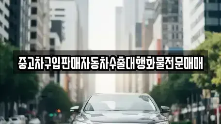 경기도 시흥시 포동 중고차매매 전문 중고차구입판매자동차수출대행화물전문매매