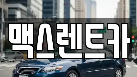 경기도 용인시 기흥구 마북동 렌트카 전문 맥스렌트카