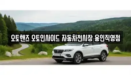 경기도 용인시 기흥구 마북동 중고차 전문 오토핸즈 오토인사이드 자동차전시장 용인직영점